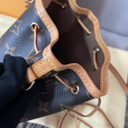 Preloved Authentic Louis Vuitton Nano Noé Bag