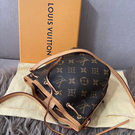 Preloved Authentic Louis Vuitton Nano Noé Bag