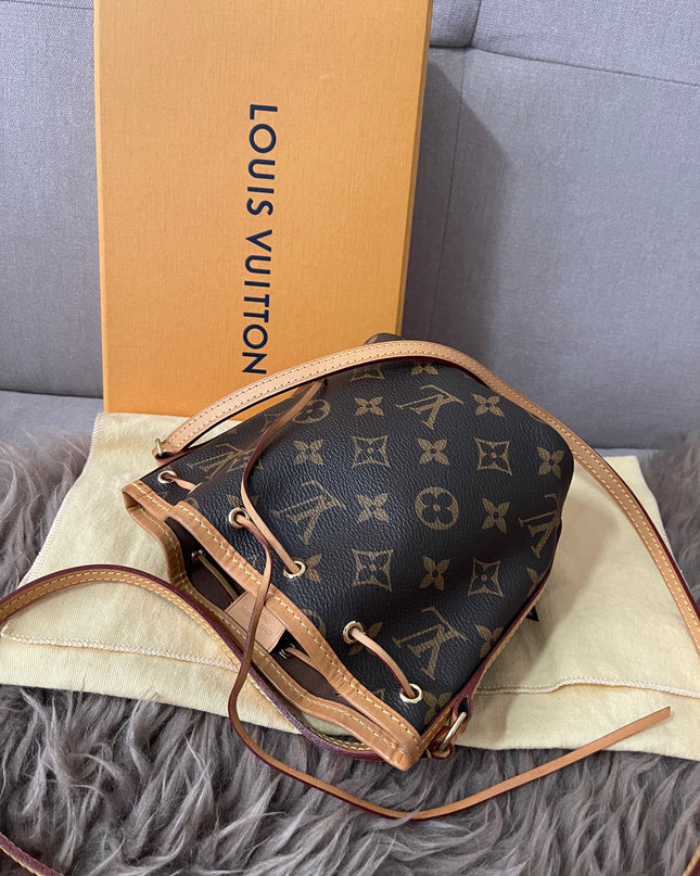 Preloved Authentic Louis Vuitton Nano Noé Bag