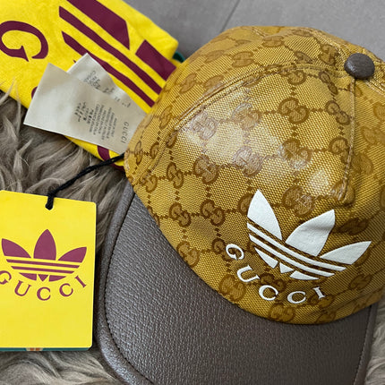 Preloved Authentic Gucci x adidas Baseball Hat Sz M
