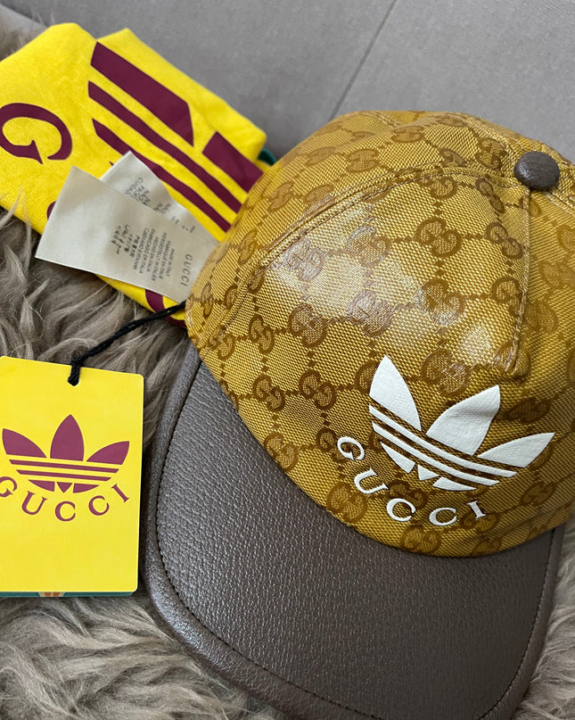 Preloved Authentic Gucci x adidas Baseball Hat Sz M