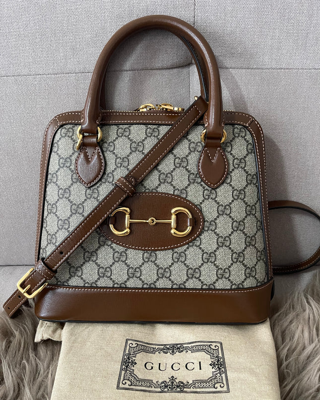 Preloved Authentic Gucci Horsebit 1955 top-handle bag