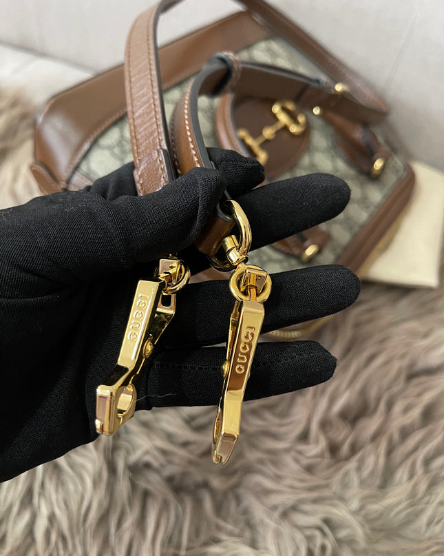 Preloved Authentic Gucci Horsebit 1955 top-handle bag