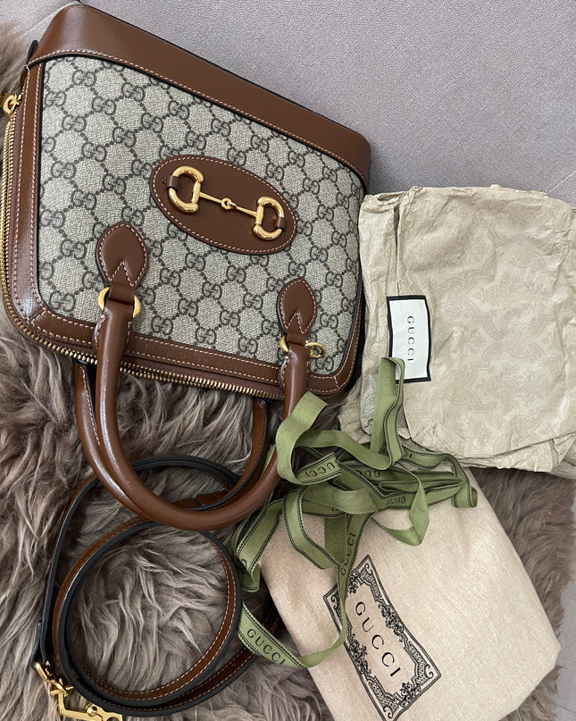 Preloved Authentic Gucci Horsebit 1955 top-handle bag