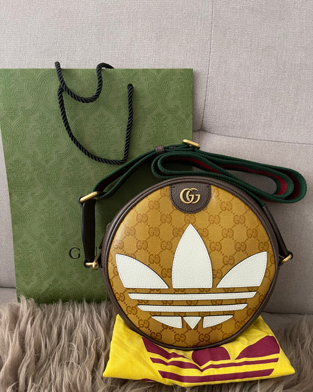 Preloved Authentic Gucci x Adidas Ophidia Round Bag