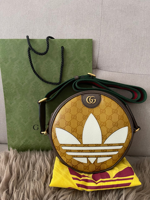 Preloved Authentic Gucci x Adidas Ophidia Round Bag