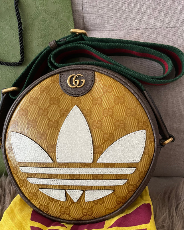 Preloved Authentic Gucci x Adidas Ophidia Round Bag