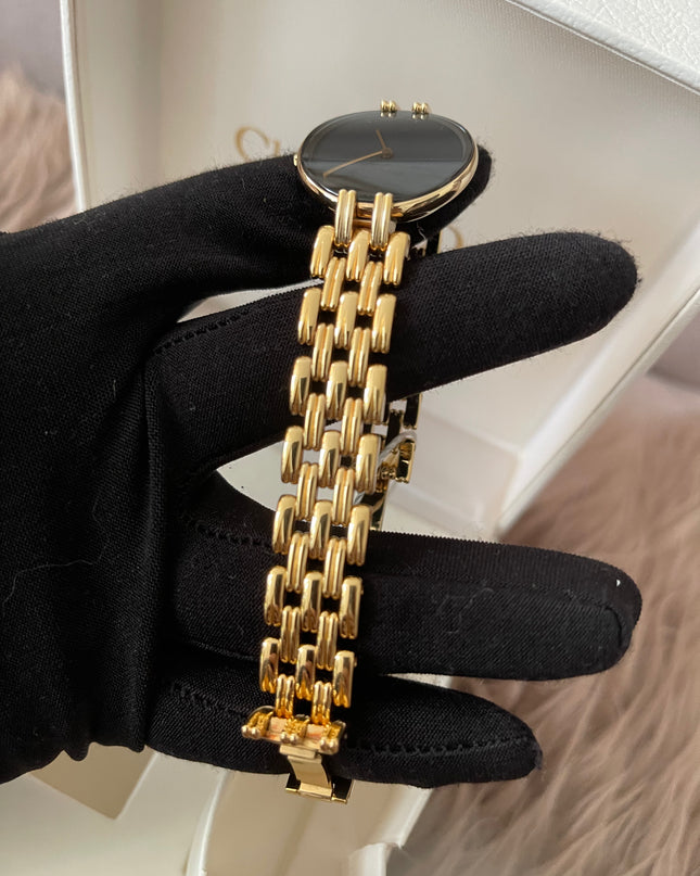 Preloved Authentic Christian Dior Bagheera Black Moon Watch