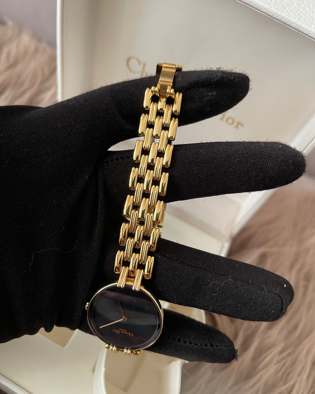 Preloved Authentic Christian Dior Bagheera Black Moon Watch