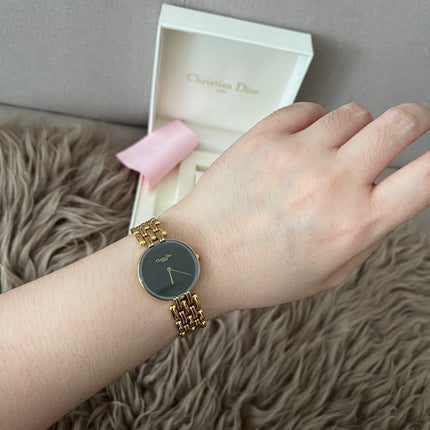 Preloved Authentic Christian Dior Bagheera Black Moon Watch