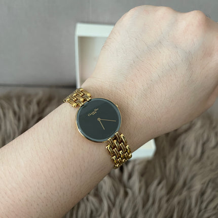 Preloved Authentic Christian Dior Bagheera Black Moon Watch