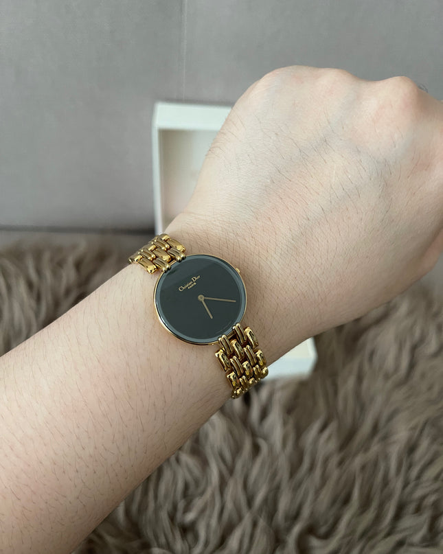 Preloved Authentic Christian Dior Bagheera Black Moon Watch