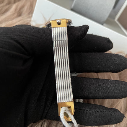 Preloved Authentic Christian Dior Two-Tone Black Dial Vintage Watch