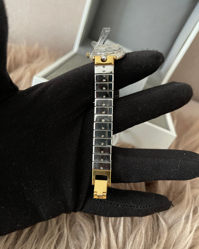 Preloved Authentic Christian Dior Two-Tone Black Dial Vintage Watch