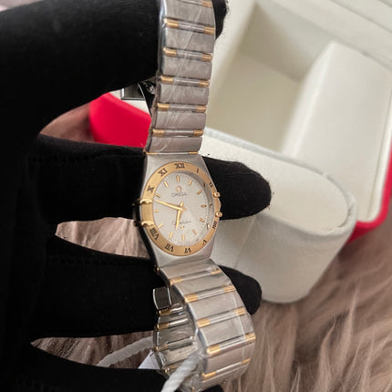 Preloved Authentic Omega Constellation Two‑Tone Ladies Watch