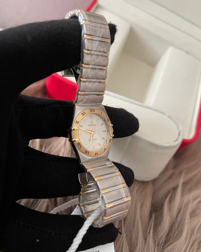 Preloved Authentic Omega Constellation Two‑Tone Ladies Watch