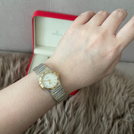 Preloved Authentic Omega Constellation Two‑Tone Ladies Watch