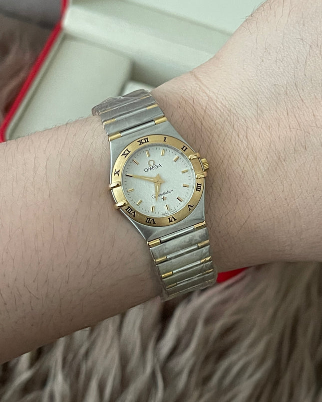 Preloved Authentic Omega Constellation Two‑Tone Ladies Watch