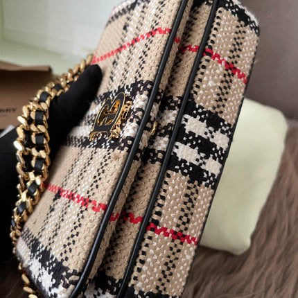 Preloved Authentic Burberry Lola Mini checked crossbody bag
