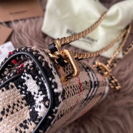 Preloved Authentic Burberry Lola Mini checked crossbody bag