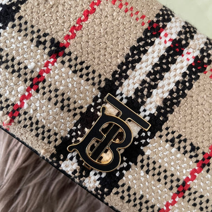 Preloved Authentic Burberry Lola Mini checked crossbody bag