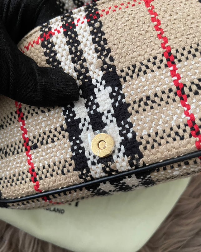 Preloved Authentic Burberry Lola Mini checked crossbody bag