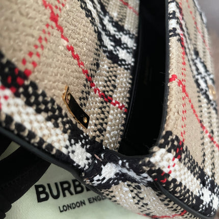 Preloved Authentic Burberry Lola Mini checked crossbody bag