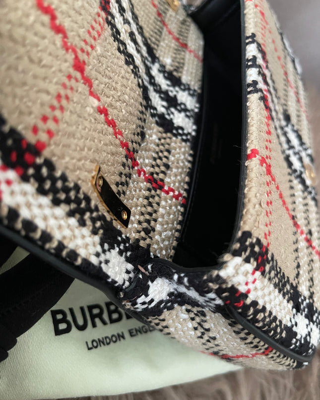 Preloved Authentic Burberry Lola Mini checked crossbody bag