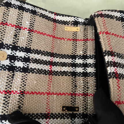 Preloved Authentic Burberry Lola Mini checked crossbody bag