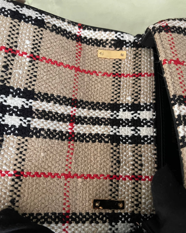 Preloved Authentic Burberry Lola Mini checked crossbody bag