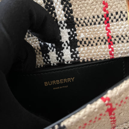 Preloved Authentic Burberry Lola Mini checked crossbody bag