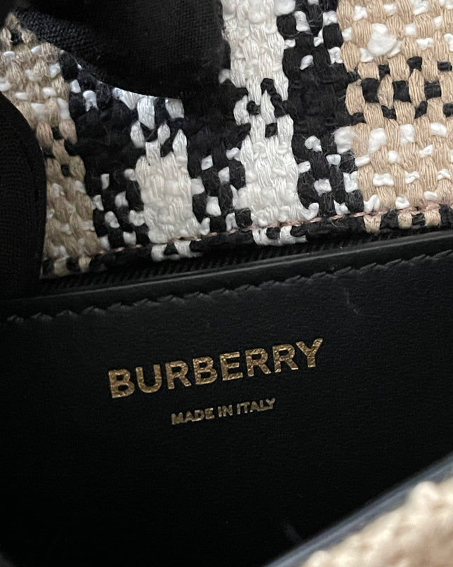 Preloved Authentic Burberry Lola Mini checked crossbody bag