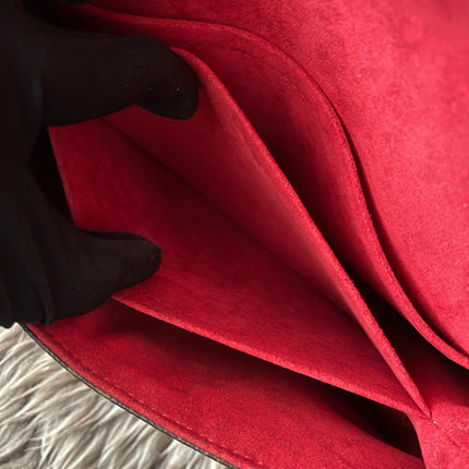 Preloved Authentic  Louis Vuitton Saint Michel Epi leather flap