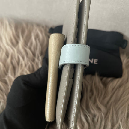 Preloved Authentic Celine Leather Wallet and Key Holder Set