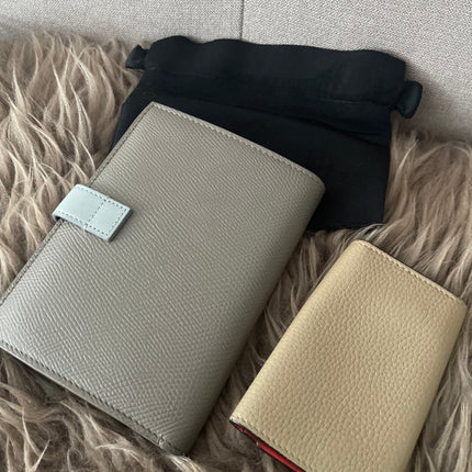 Preloved Authentic Celine Leather Wallet and Key Holder Set