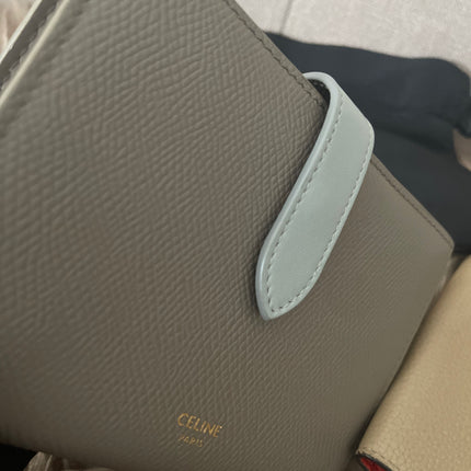 Preloved Authentic Celine Leather Wallet and Key Holder Set