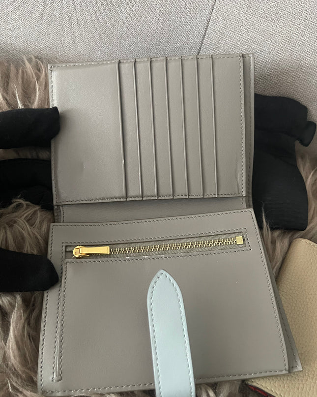 Preloved Authentic Celine Leather Wallet and Key Holder Set