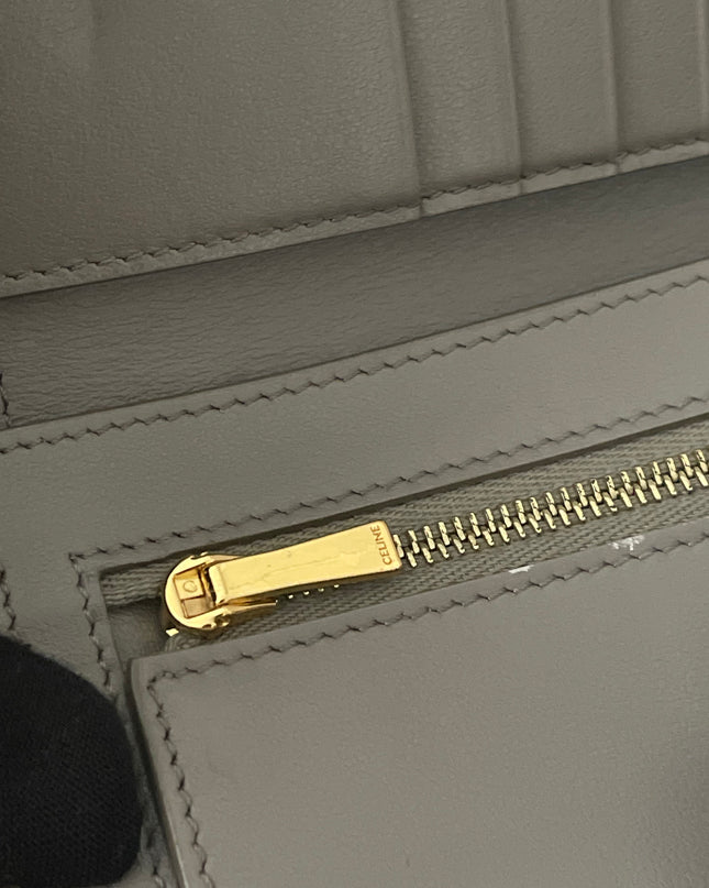 Preloved Authentic Celine Leather Wallet and Key Holder Set