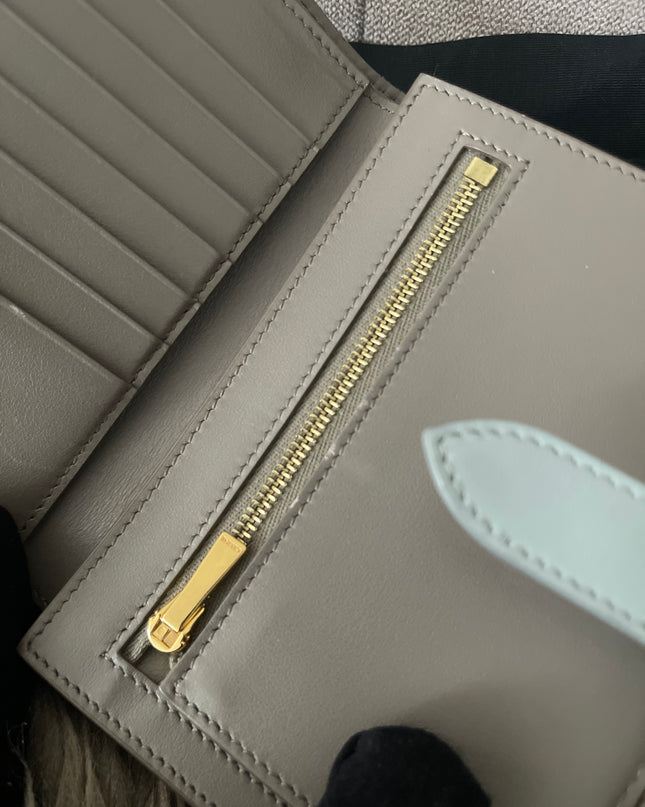 Preloved Authentic Celine Leather Wallet and Key Holder Set