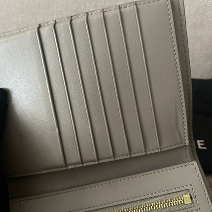 Preloved Authentic Celine Leather Wallet and Key Holder Set