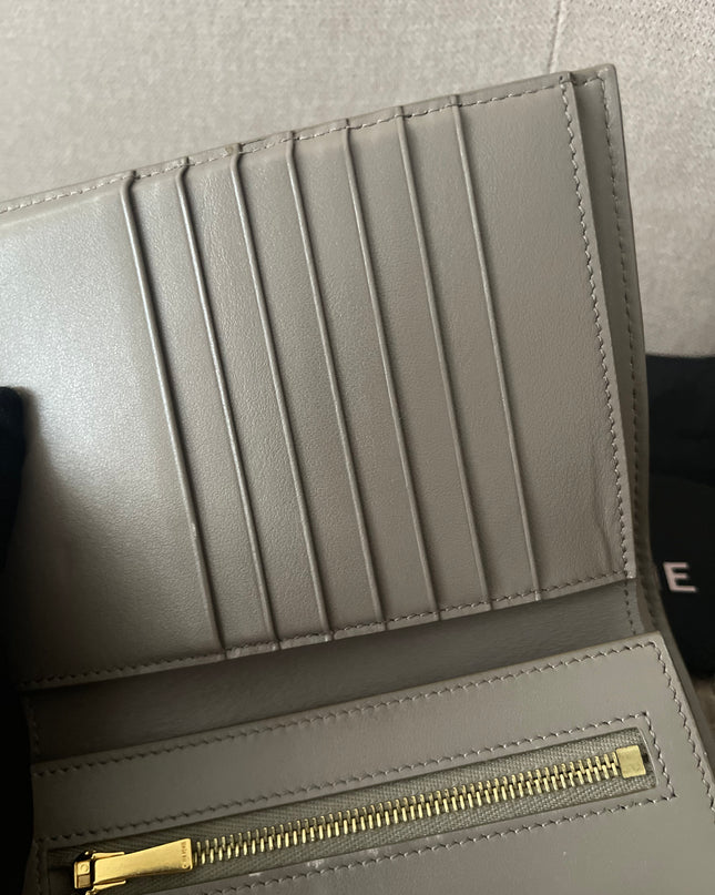 Preloved Authentic Celine Leather Wallet and Key Holder Set