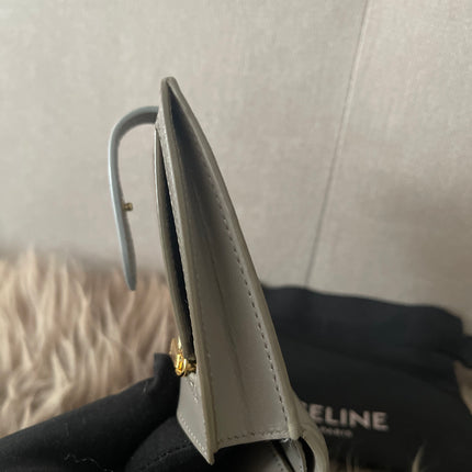 Preloved Authentic Celine Leather Wallet and Key Holder Set