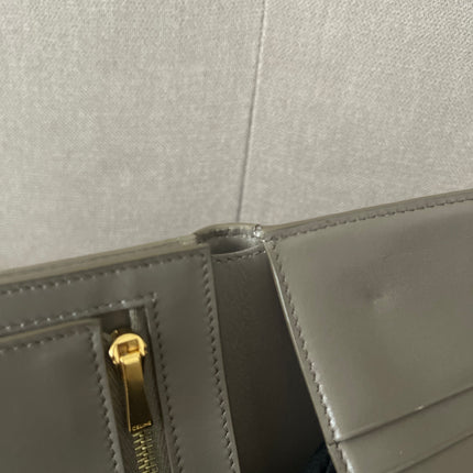 Preloved Authentic Celine Leather Wallet and Key Holder Set