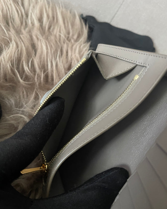 Preloved Authentic Celine Leather Wallet and Key Holder Set