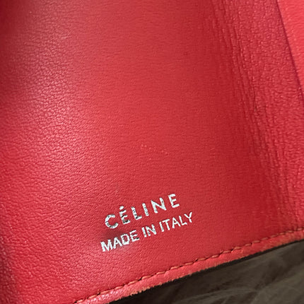 Preloved Authentic Celine Leather Wallet and Key Holder Set