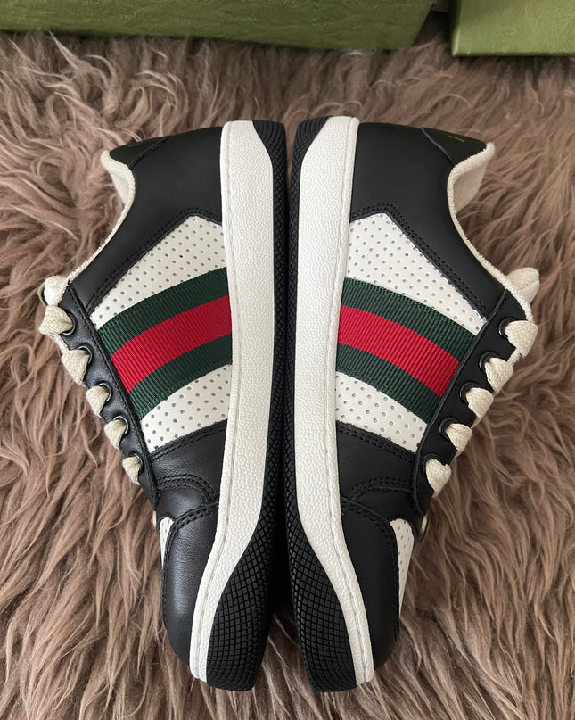 Preloved Authentic Gucci Screener Low-Top Sneakers SZ35