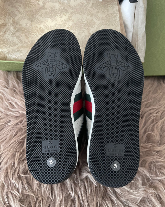 Preloved Authentic Gucci Screener Low-Top Sneakers SZ35