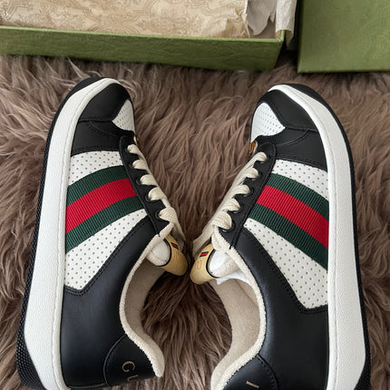 Preloved Authentic Gucci Screener Low-Top Sneakers SZ35