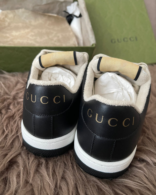 Preloved Authentic Gucci Screener Low-Top Sneakers SZ35