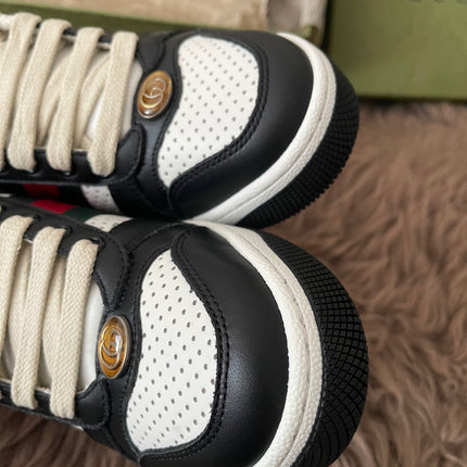 Preloved Authentic Gucci Screener Low-Top Sneakers SZ35
